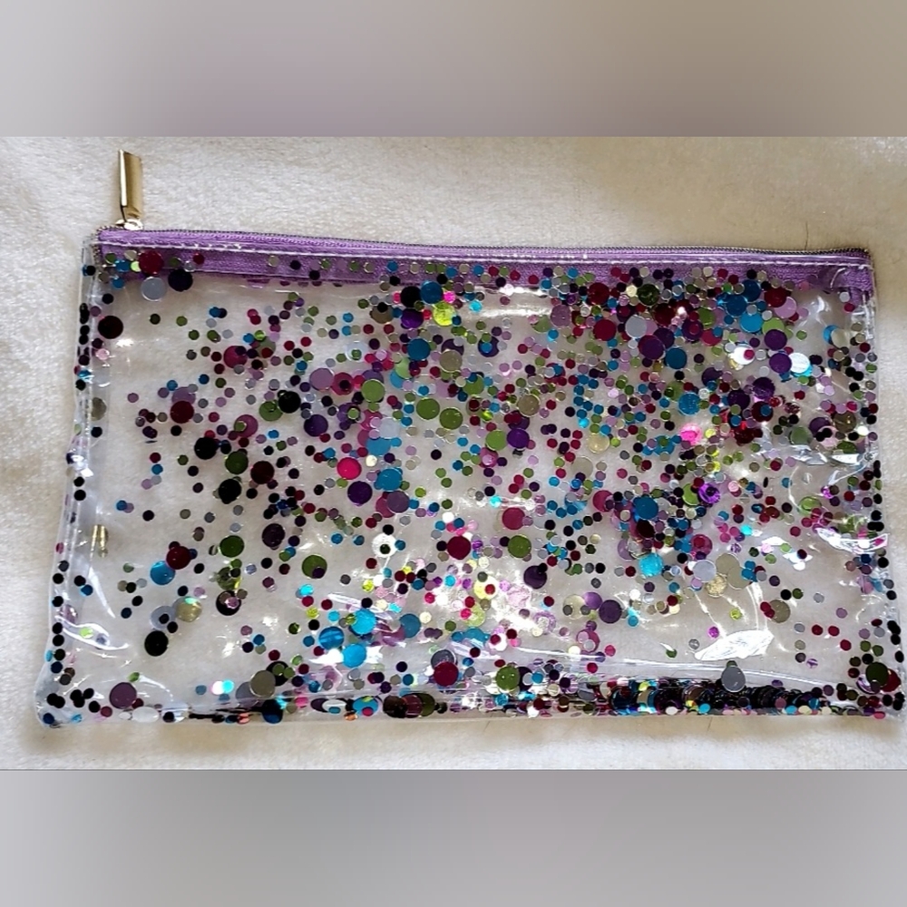 NEW Real Techniques Shimmer & Shine Makeup Brush Bag Pouch Travel - Picture 2 of 12